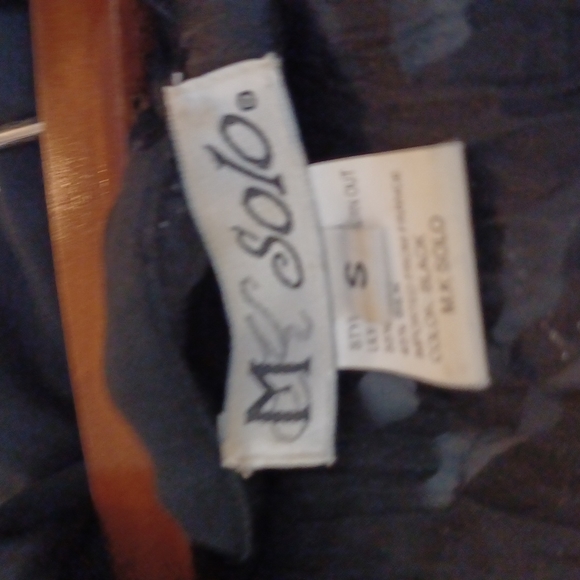 Black sheer evening top - Picture 7 of 11